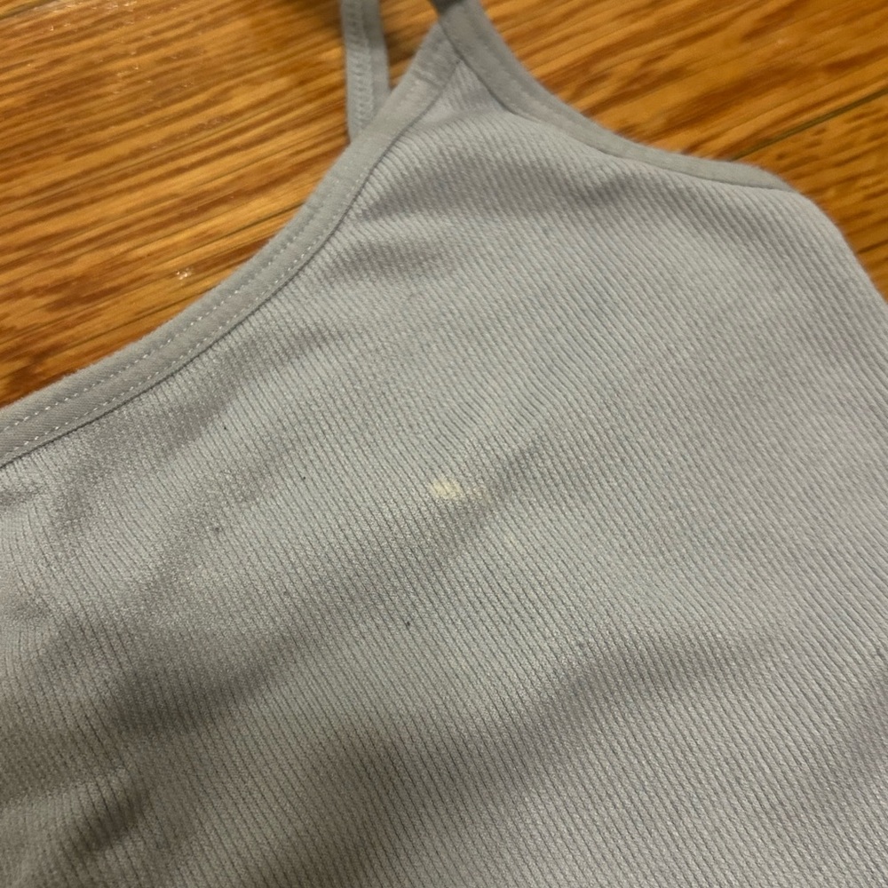 Women's Light Blue Garage Tank Top - Picture 2 of 3